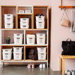 Lightweight & Durable Basket Recycled 10 Storage Box, 6l,white