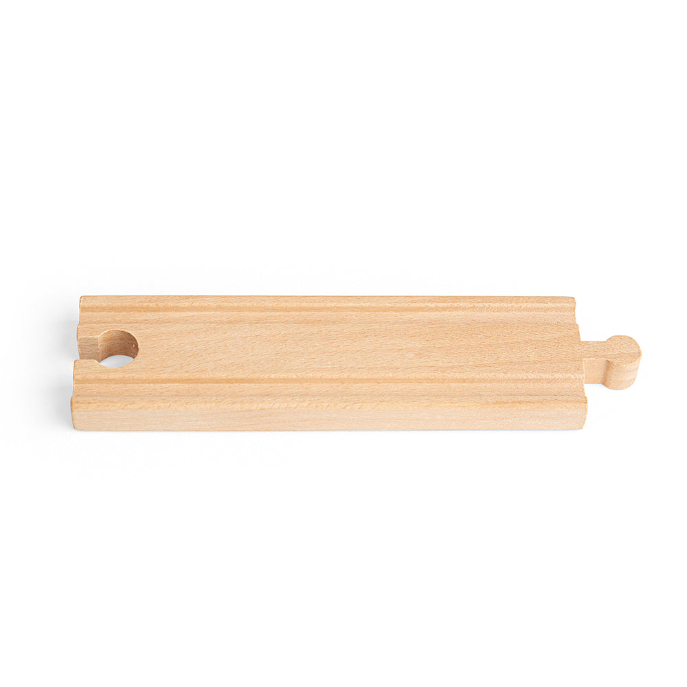 12 Medium Straight Track Pieces for Wooden Train Sets