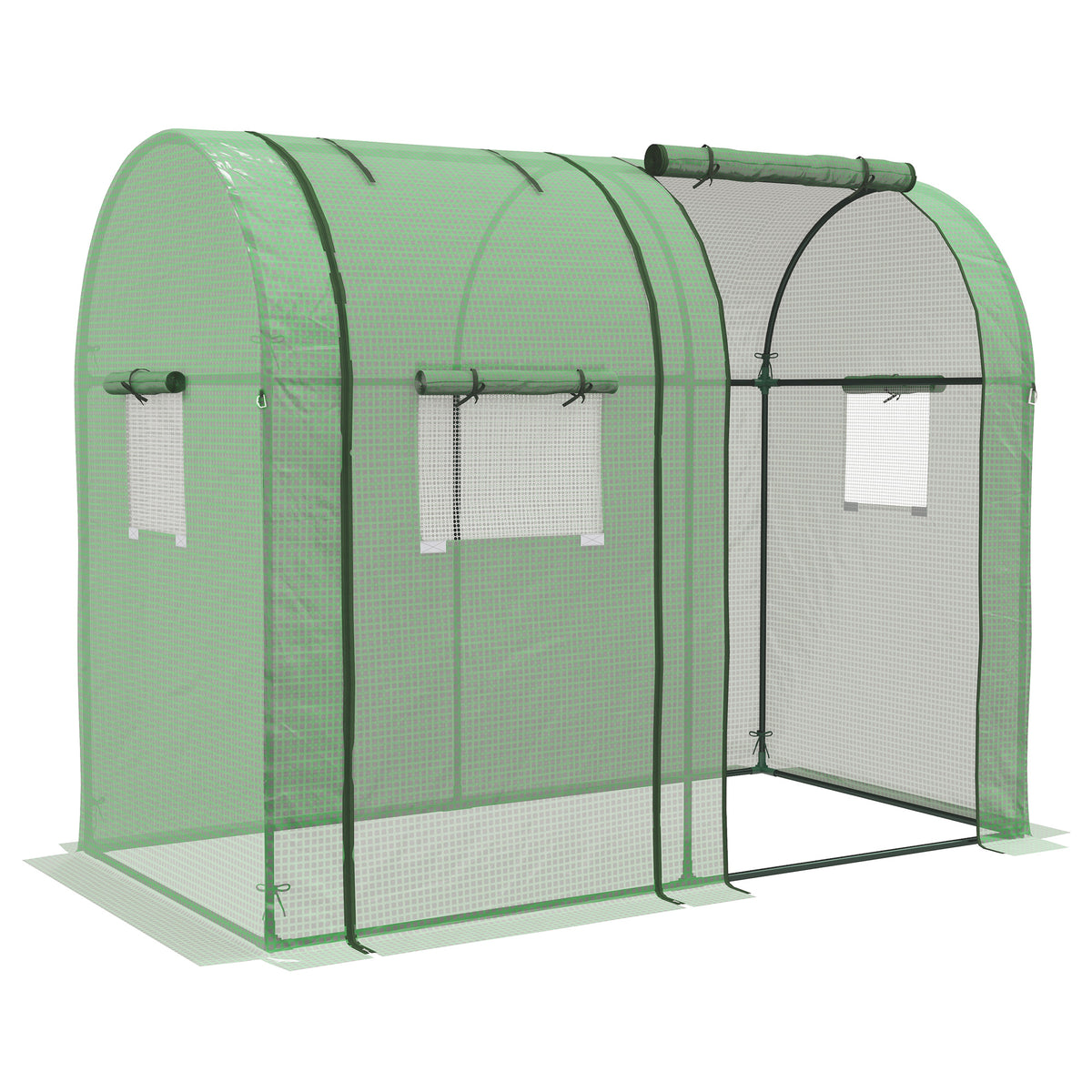 Tomato Greenhouse W/ Roll-up Doors 185x94x150cm