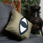 Indoor Outdoor Cushion Green Eyes Water Resistant Cushions