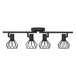 Emitto Led Spot Ceiling Light 4-way Adjustable Vintage Black Metal E14 Fixture