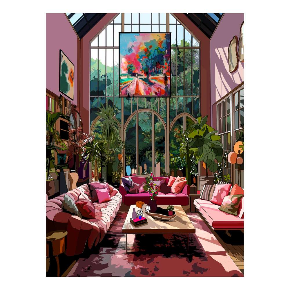 The House of Puzzles Miami Living 1000 Piece Jigsaw Puzzle