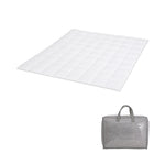 Duvet Goose Down Quilt 12tog 100% Cotton Cover Washable | King | White