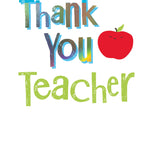 Thank You Teacher Card Official Product