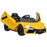 Lamborghini Revuelto Licensed Ride On Car W/ Suspension | Yellow