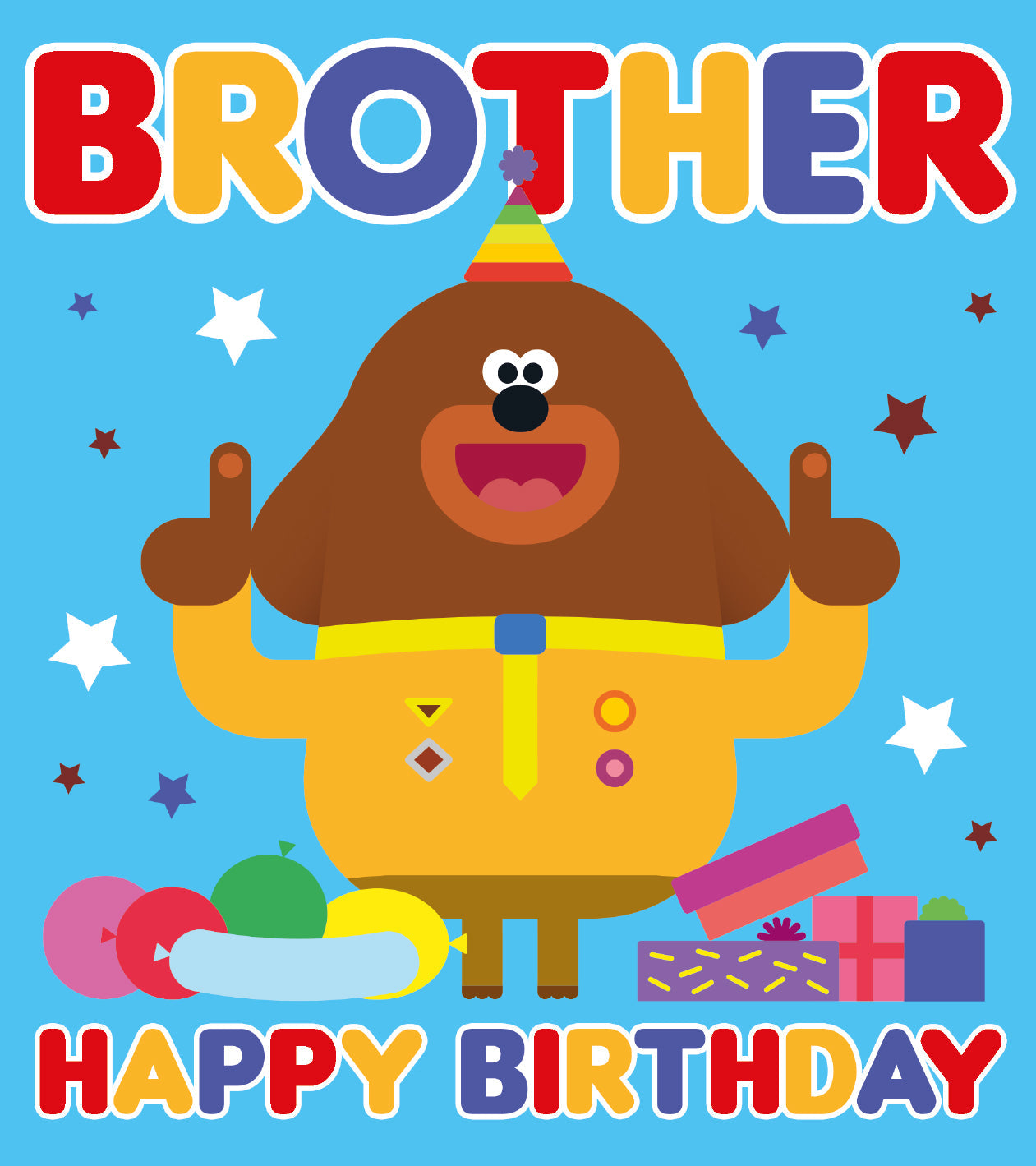 Hey Duggee Brother' Birthday Card Official Product