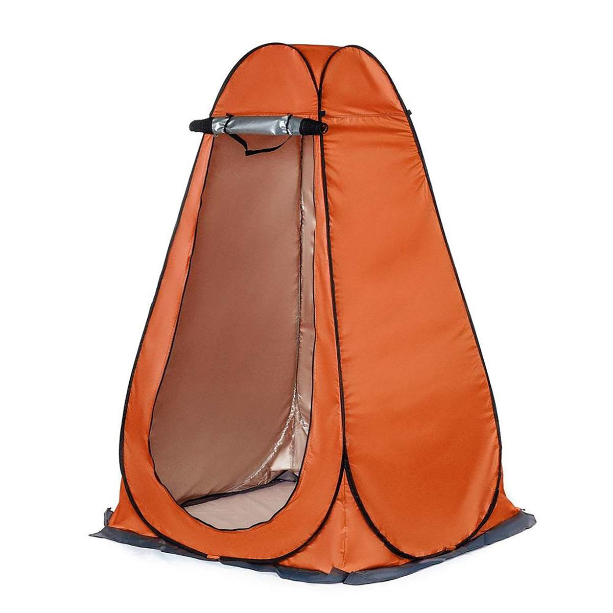 Portable Pop Up Toilet Tent Instant Foldable Camping Privacy Shower Changing Tent | Orange