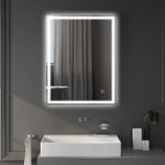 Illuminated Bathroom Mirror With Led 3 Colours Defogging