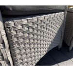 Indoor & Outdoor Living Leigh Wicker Rattan Natural Bistro Set With Outdoor Cushion