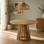 Indoor & Outdoor Living Kayci Dining Table - Oak Effect
