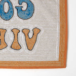 Orange Good Vibes Bath Mat 100% Cotton, 50 X 80 Cm