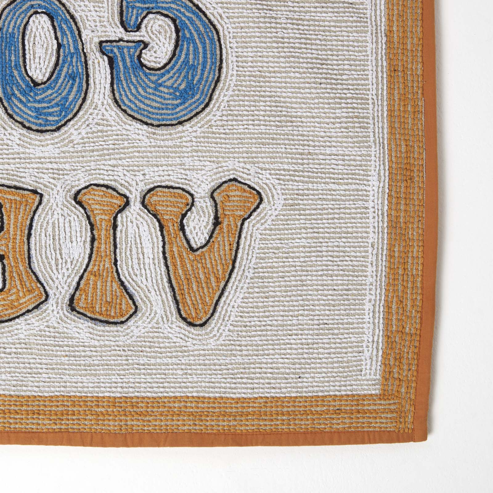 Orange Good Vibes Bath Mat 100% Cotton, 50 X 80 Cm