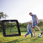 Football Training Net With Adjustable Angles - Black | Black