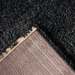 California Shaggy Rug Deep Pile | 60cm x 230cm | Black