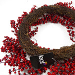 60cm (24 Inches) Extra Large Luxury Christmas Red Berry Wreath
