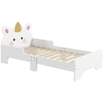 Unicorn-designed Toddler Bed Frame, For Ages 3-6 Years, 143 X 74 X 67cm - White | White