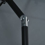 3x2m Patio Umbrella Canopy Tilt Crank | Dark Gray