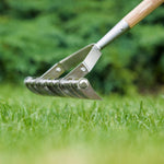 Stainless Steel Scarifying Rake Ash Handle 10 Tines 15-year Guarantee