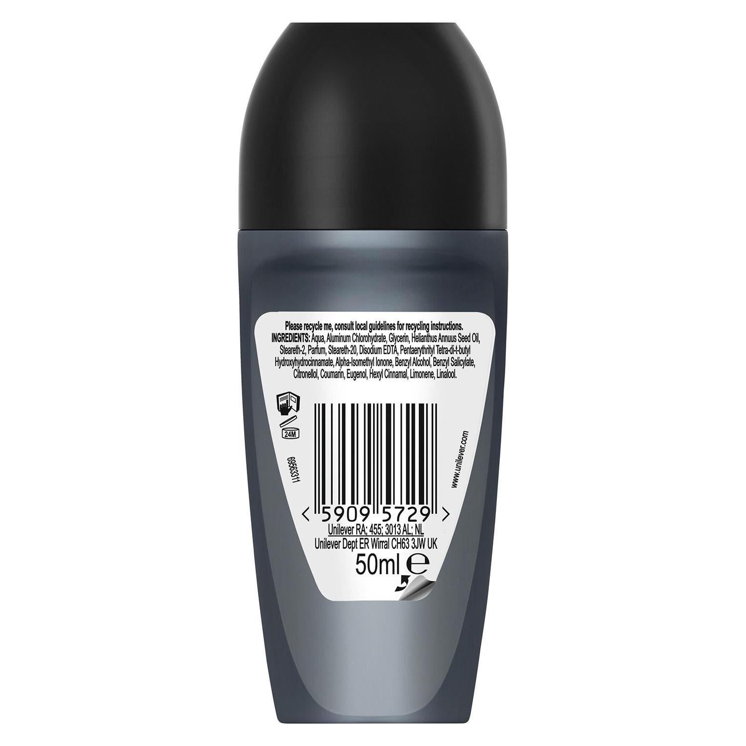 Men Sensitive Antiperspirant Roll On 48h Sweat & Odour Protection, 12pk, 50ml | One Size