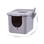 Extra Large Top-entry Fully Enclosed Cat Litter Box
