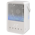 4-in-1 Mini Air Cooler With 7 Colour Rgb Light, Cooling Fan | White