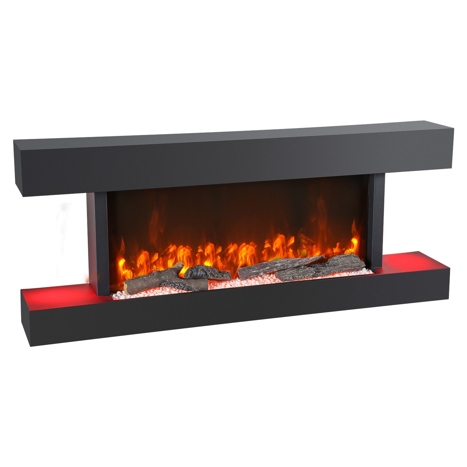 Breeins 52inch Wall Mounted Electric Fireplace With Remote Control