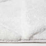 Tufted Geometric Design Bath Mat | 50 x 80cm | White
