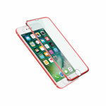 3d Metal Tempered Screen Protector For Iphone 6/7/7+ - Red