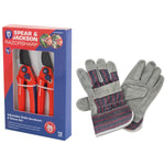 Gift Set Of Anvil & Bypass Secateurs With Gardening Gloves