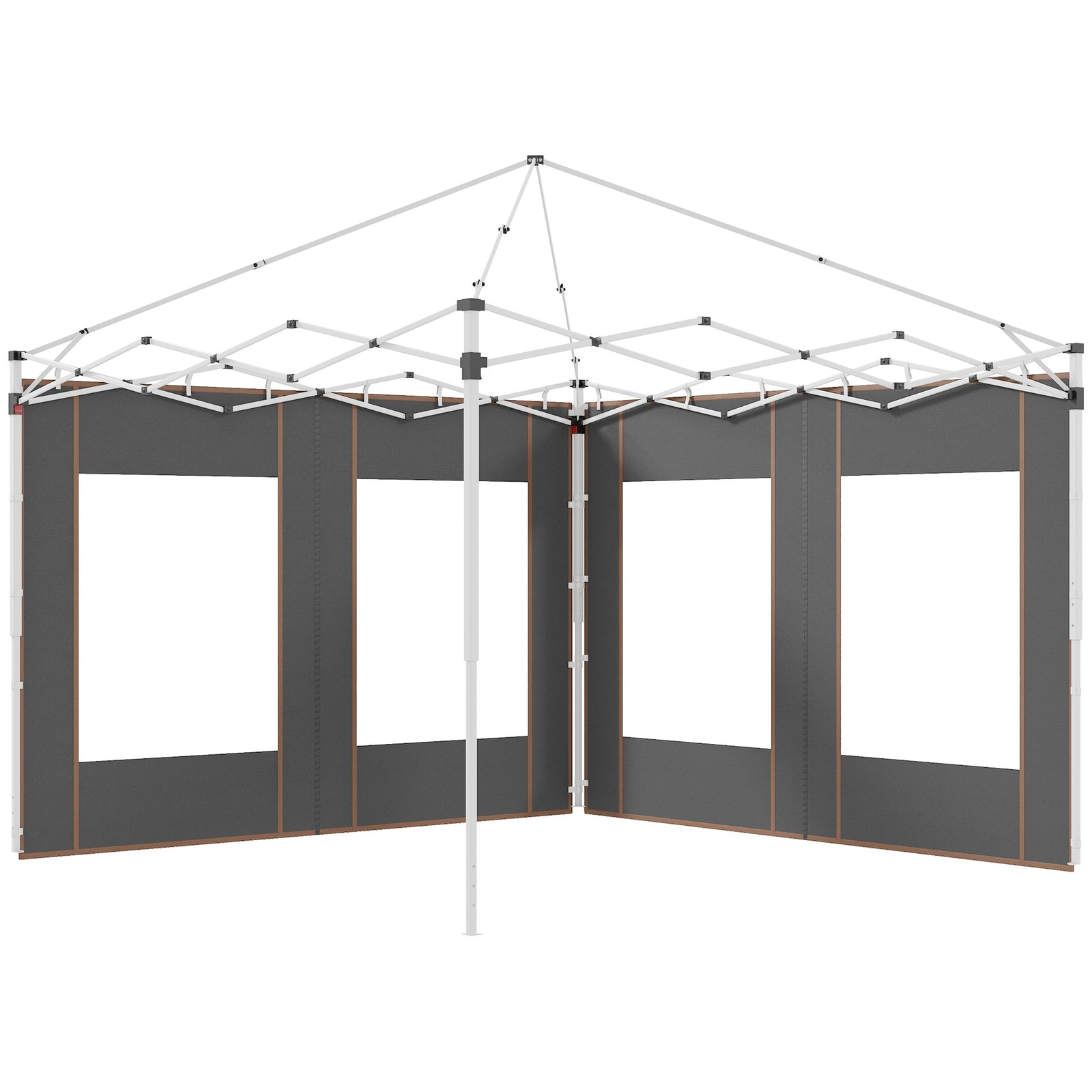 3x3(m) Or 3x6m Pop Up Gazebo Side Panels With Windows