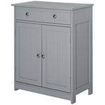 Bathroom Floor Storage Cabinet W/ 2 Drawers Door Cupboard | One Size