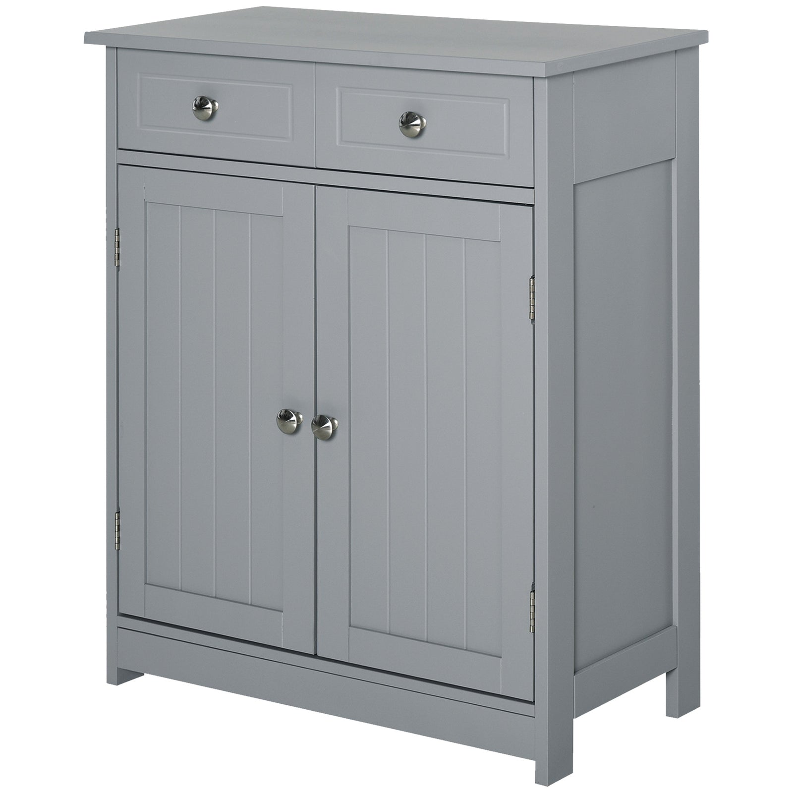 Bathroom Floor Storage Cabinet W/ 2 Drawers Door Cupboard | One Size