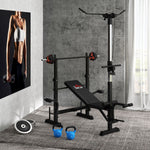 20kg Adjustable Barbell Set For Home Gym | Black