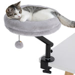 Cat Bed For Desk, 360° Rotatable Adjustable Cat Nest Hammock