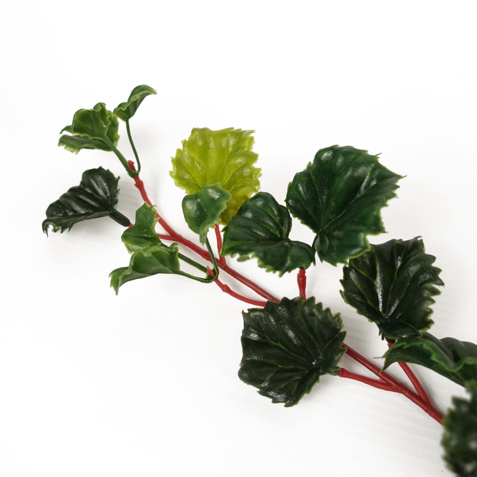 12 X 70cm Uv Resistant Artificial Geranium Bush