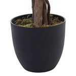 180cm Tall Artificial Banyan Tree In Planter Decorative Faux Plant For Home And Office