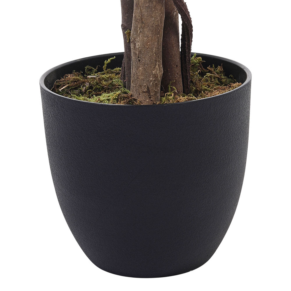 180cm Tall Artificial Banyan Tree In Planter Decorative Faux Plant For Home And Office