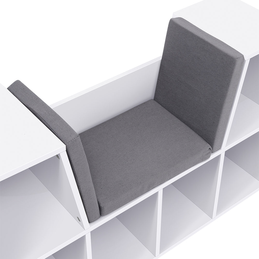 Cozy Kids Bookcase With Reading Seat