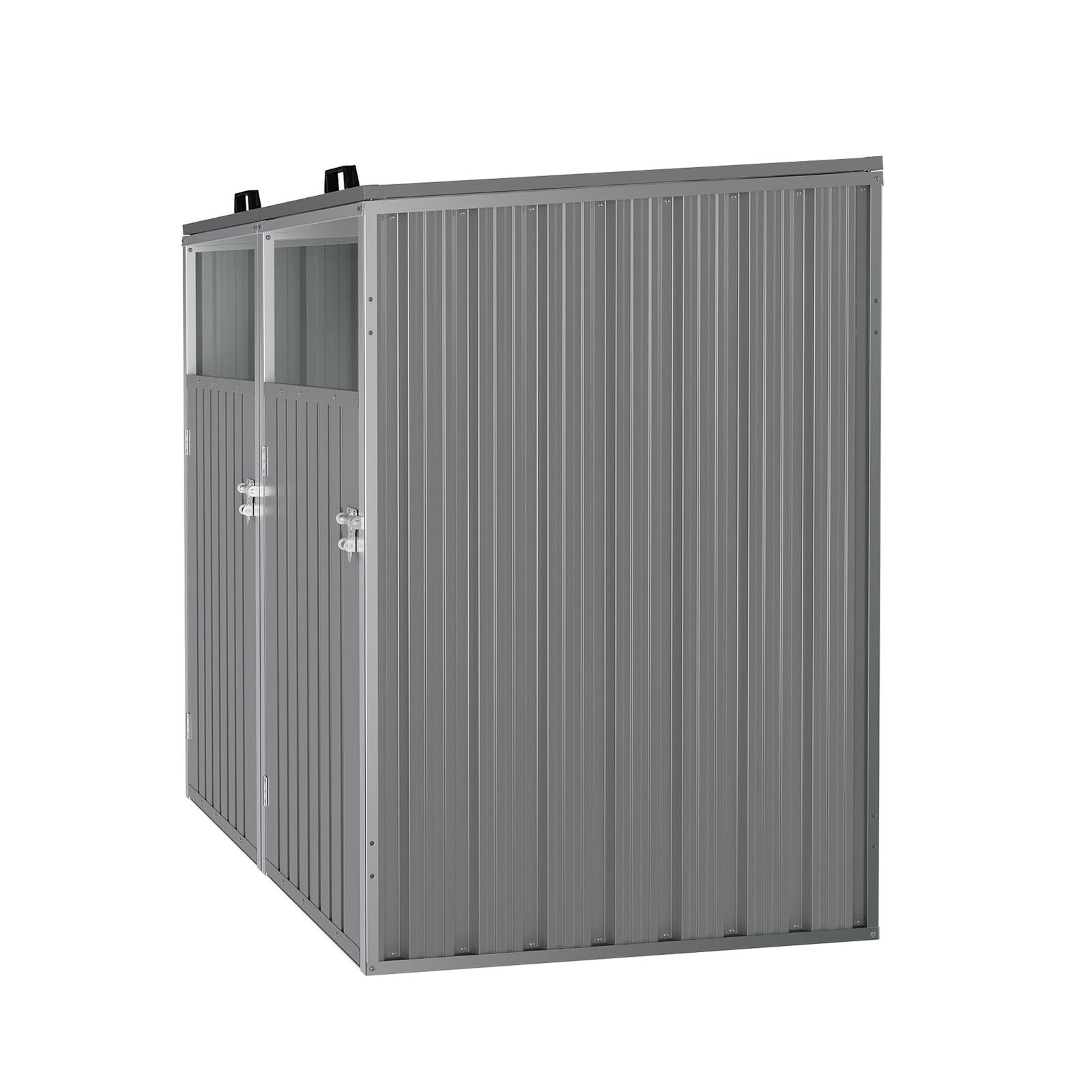 Breeins 5x4 Ft Metal Double Bin Storage Shed
