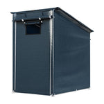 Breeins 4 X 6ft Outdoor Garden Storage Shelter With Roll-up Zipper Door