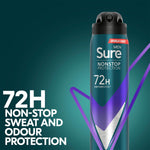 Men Anti-perspirant 72h Nonstop Protection Active Dry Deodorant, 3pk, 250ml | 3
