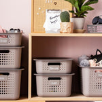 Basket Recycled Plastic Lid For 10, 15 & 20 Storage Box, Charcoal