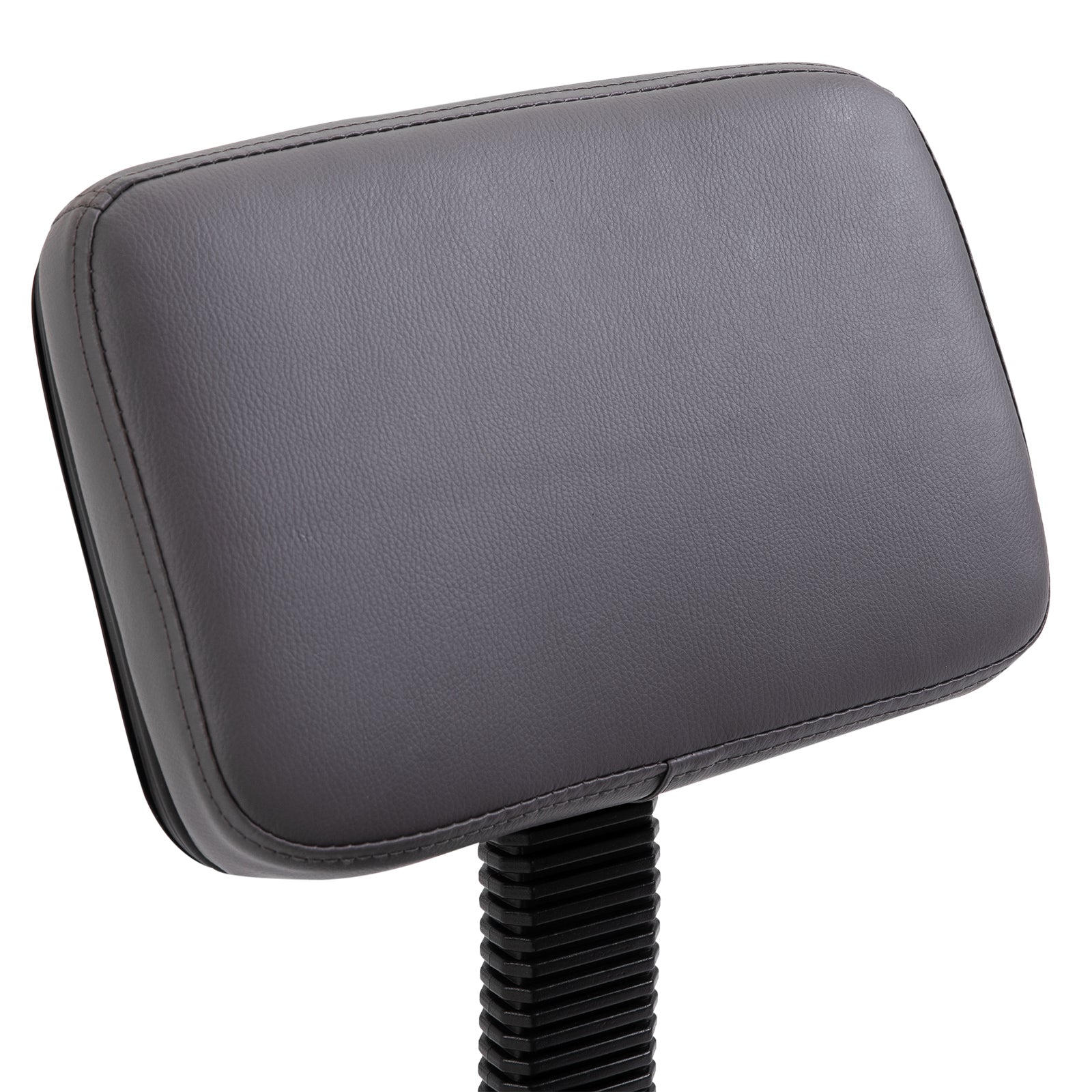 Adjustable Swivel Salon Chair Padded Seat Back 5 Wheels | One Size | Gray
