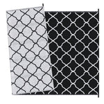 Reversible Rug W/ Carry Bag 182x274cm | Black