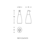 Soap Dispenser, 300ml, Soft-finish Coating, Saku Collection | Lavender