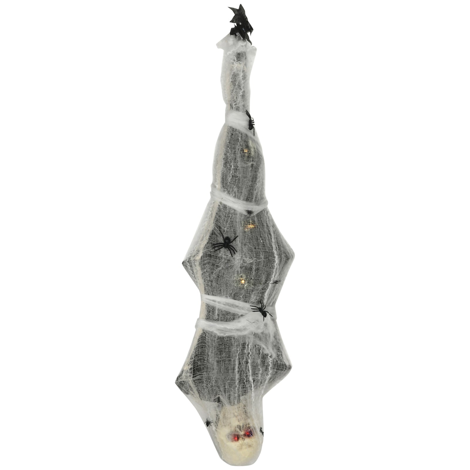 5.5ft Animated Halloween Decoration Hanging Mummy With Spider Web