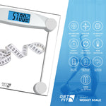 Digital Weighing Bathroom Scale Lcd Display, Automatic On/off | Transparent