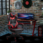 Gaming Chair Reclining W/ Footrest | Red