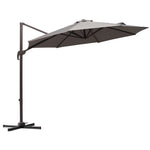 3m Hanging Parasol W/ Cross Base