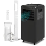 HOMCOM 10000 Btu Mobile Portable Air Conditioner Room Ac Unit W/ Rc, Black